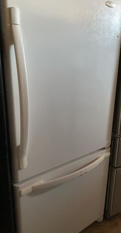 Whirlpool Bottom Freezer  White Refrigerator
