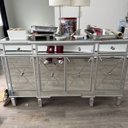 Modern Glass Mirror Cabinet