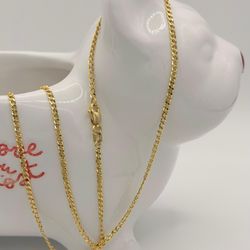 Mini Cuban Gold Chain 18k 🇮🇹🇨🇴