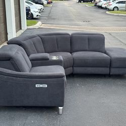 Sofa/Couch Sectional - Recliners - El dorado - Dark Blue - Delivery Available 🚛