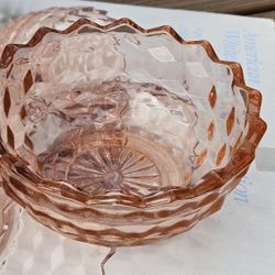 Glass Salad Bowl Set
