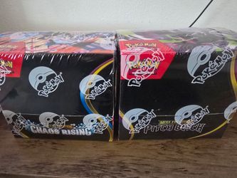 Cr & pitchblack booster box pokemon