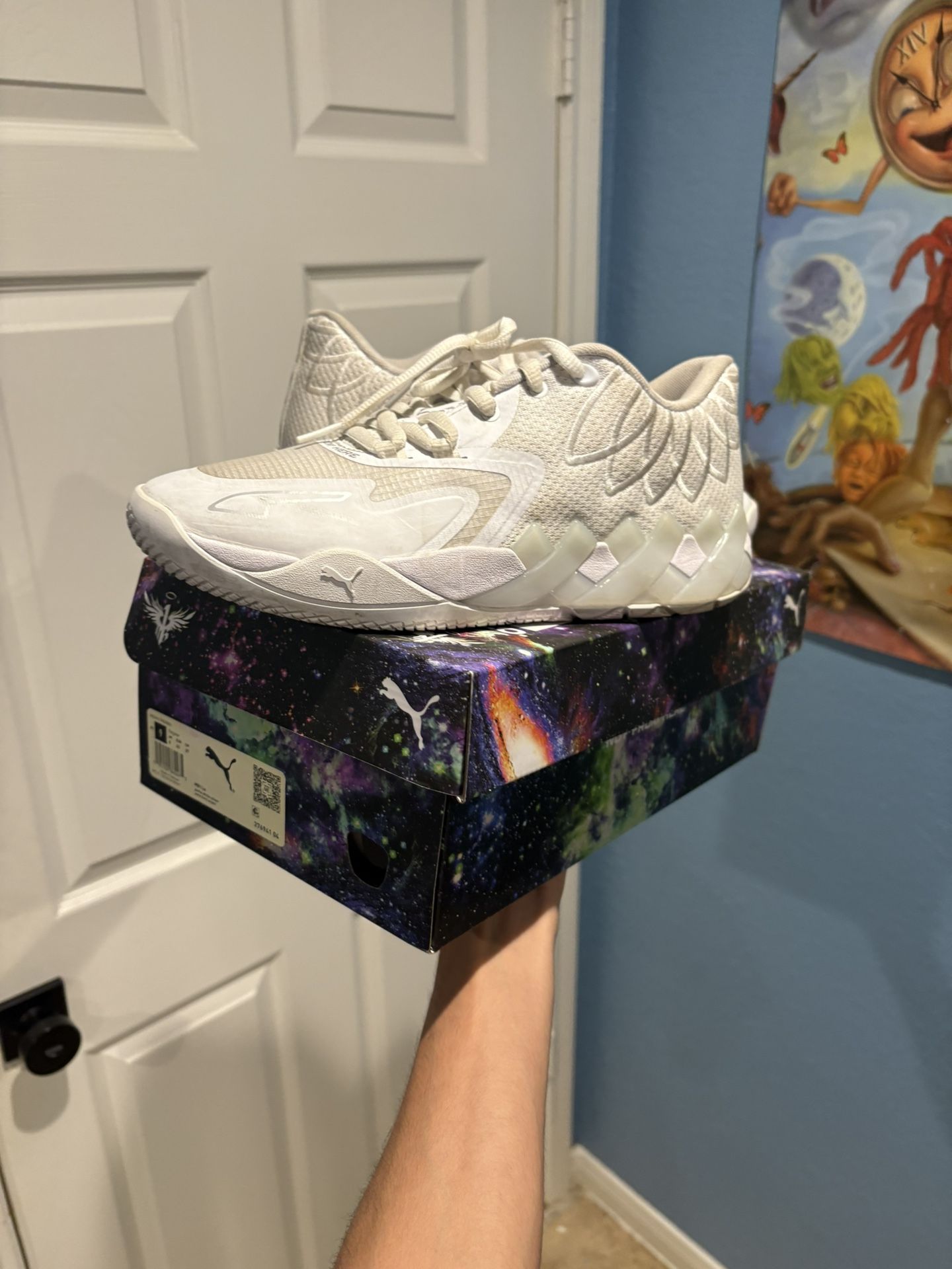Lamelo Ball Mb.01 White Silver