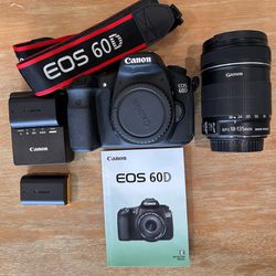 Canon EOS 60D DSLR Bundle + Lens + Accessories