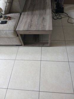 New gray coffee table