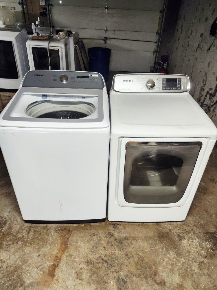 Samsung Washer And Electric Dryer