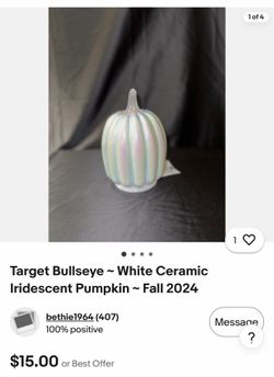 Iridescent pumpkin