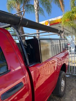 Truck utility rack with 4 side box,s