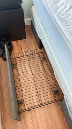 Bed frame and mattress