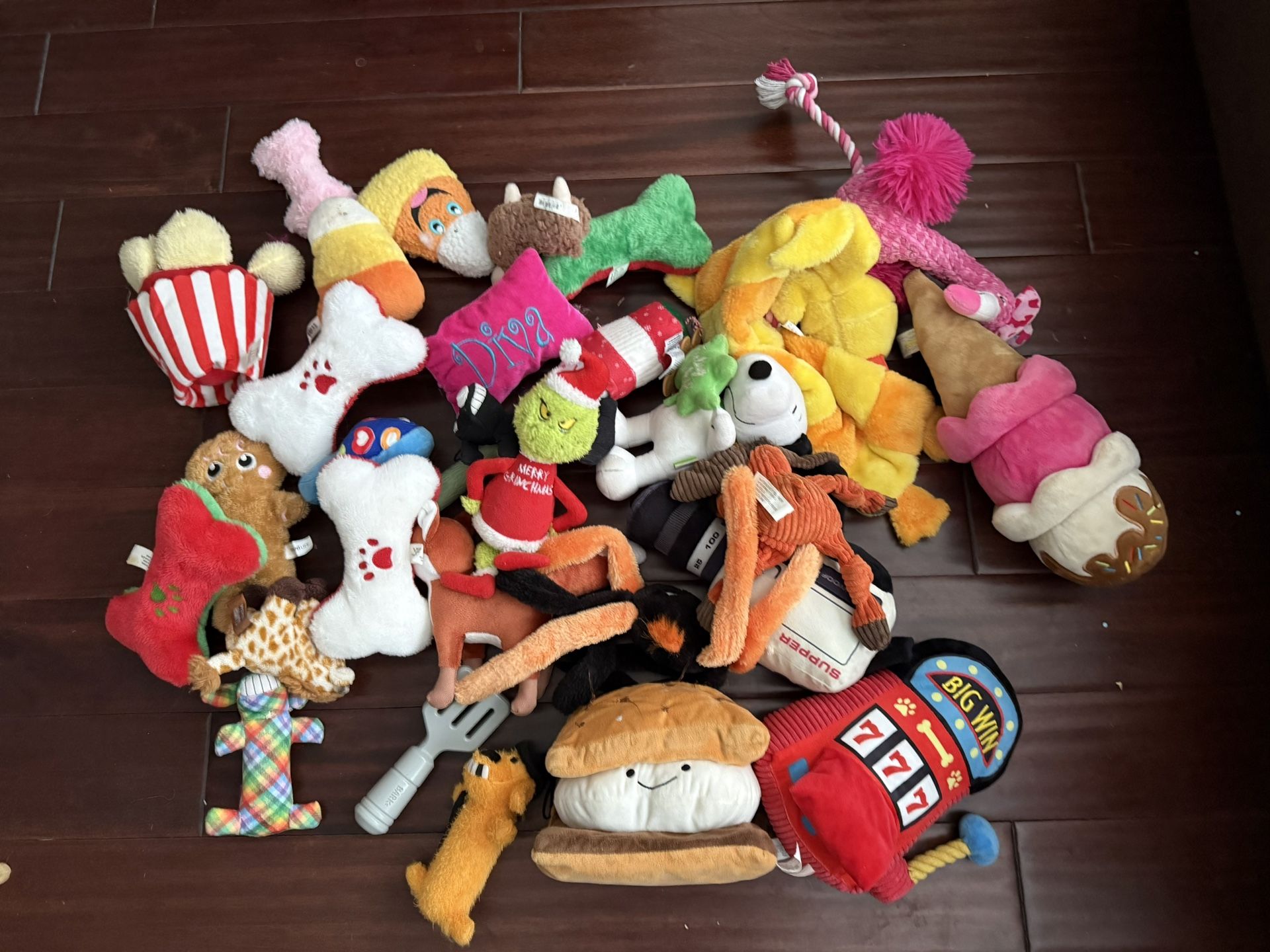 Lots Of Dog Toys
