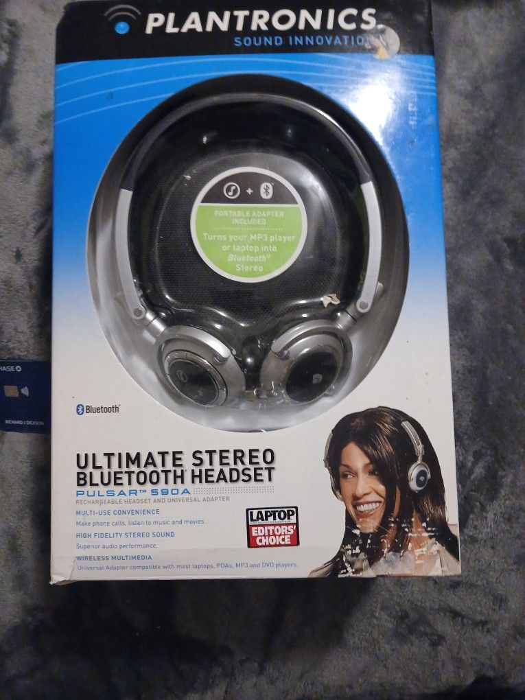 Plantronics Pulsar 590 A Bluetooth Stereo Headset
