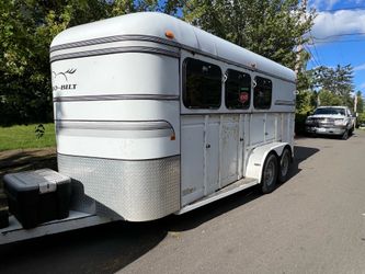 3 slant horse trailer