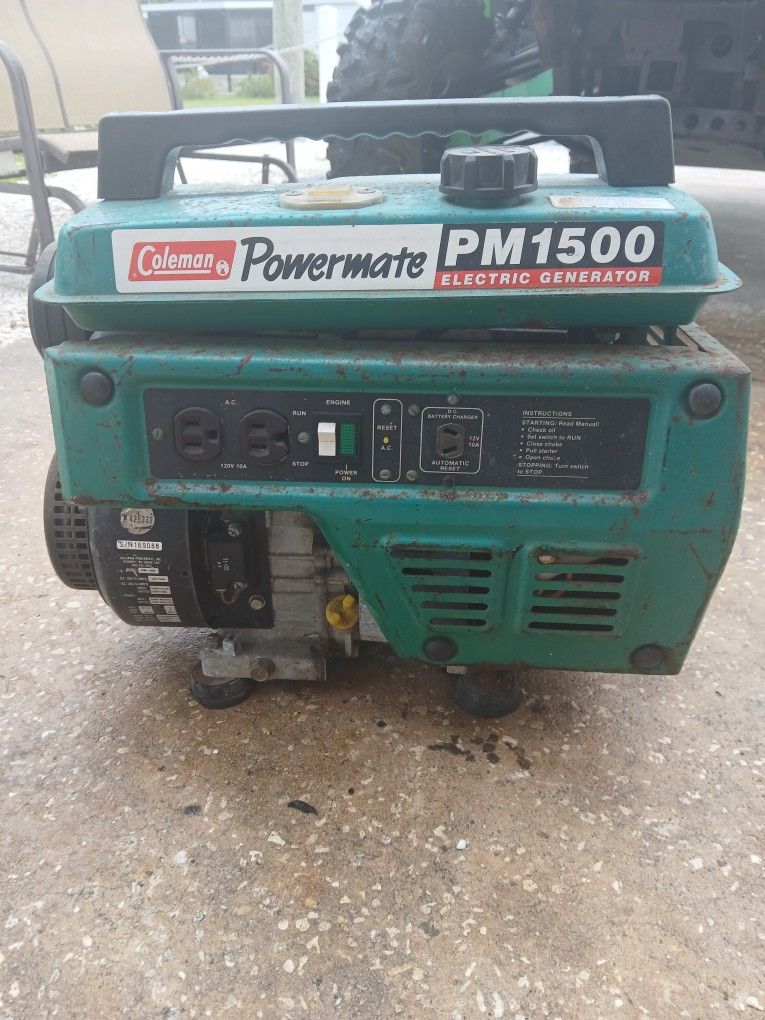 Coleman Generator Works Good