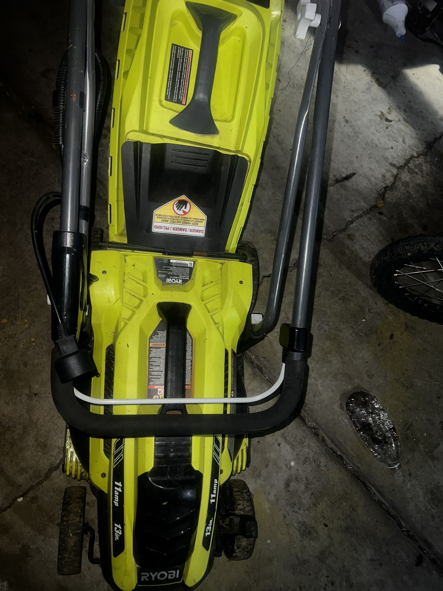 Ryobi electric mower