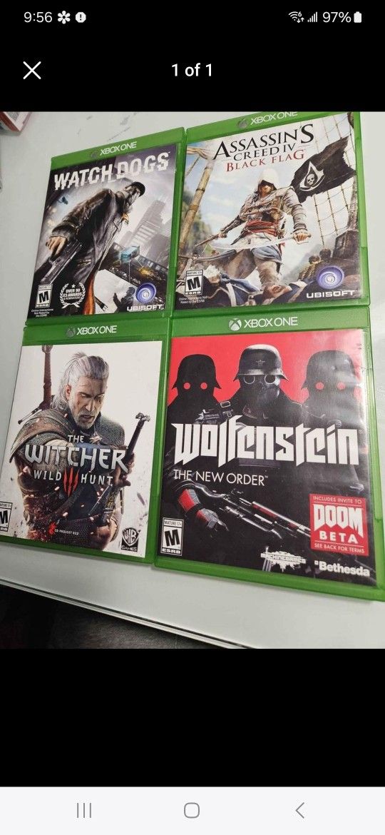 4 XBox One Games