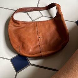 Vintage Soft Leather Genuine Coach Bag