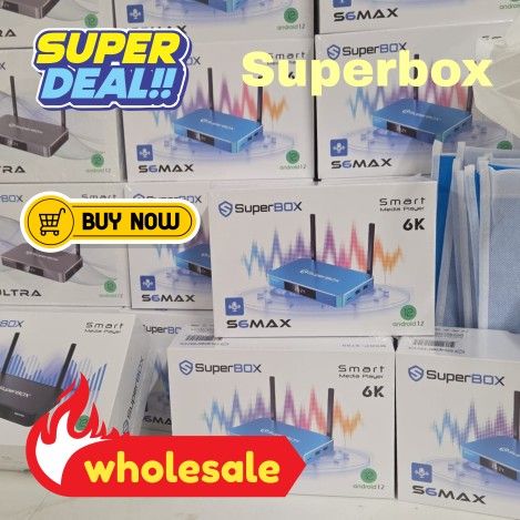 SUPERBOX S6  MAX TV Solution  SUPER BOX TV S6  BOX ANDROID 12 
