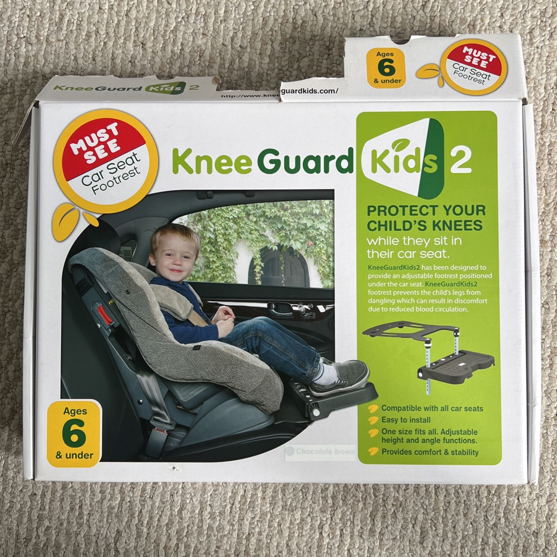 Kids Car Seat Foot Rest Like New