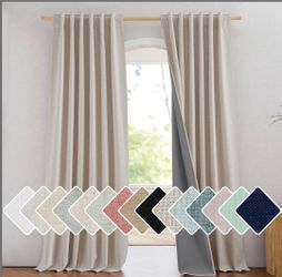 Blackout curtains 95” 4 panels