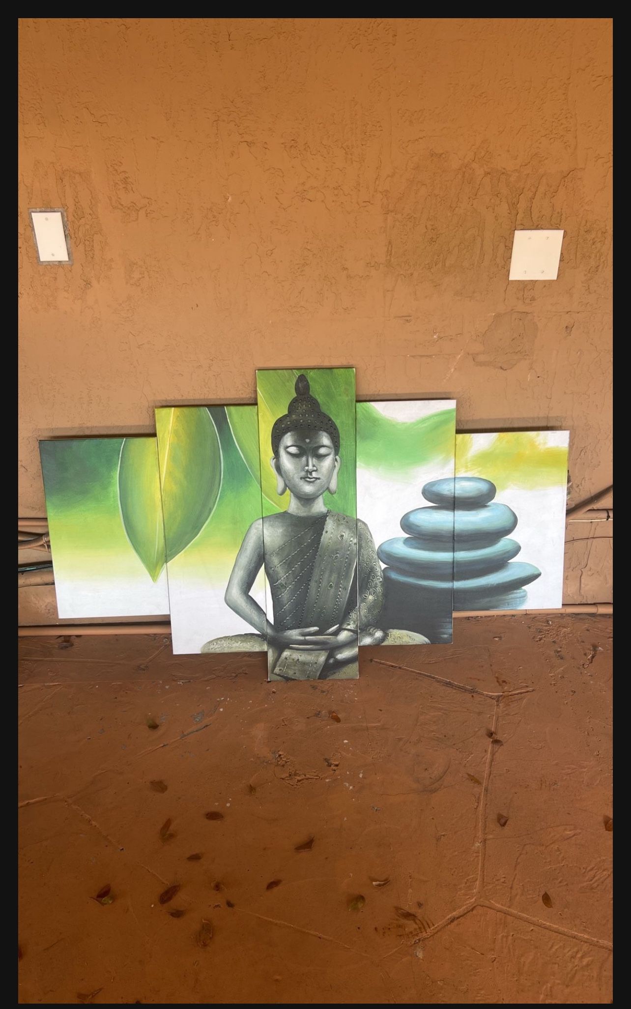 BUDDHA PAINTING Hand painted 