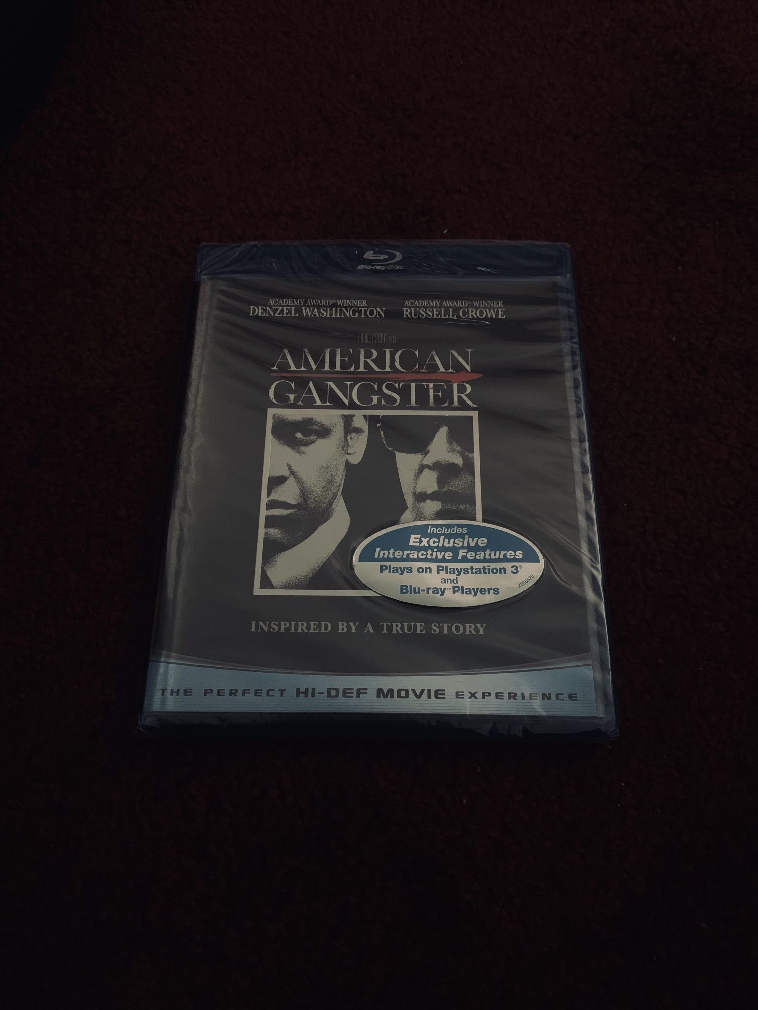 American Gangster Blu Ray DVD (Sealed Brand New)