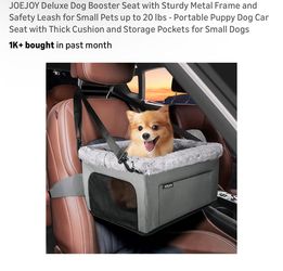Pet Booster Seat!