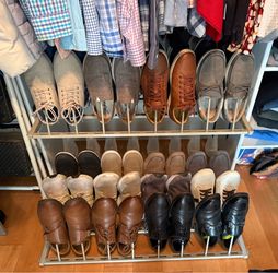 Vintage IKEA pull out shoe racks