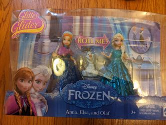 Frozen Glitter Glide Anna ,Elsa And Olaf 2013
