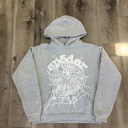 Sp5der OG Grey Hoodie