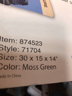 Duffel travel with backpack feature used once