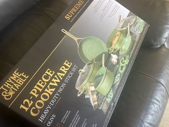 Thyme & Table 12-Piece Non-Stick Cookware Set