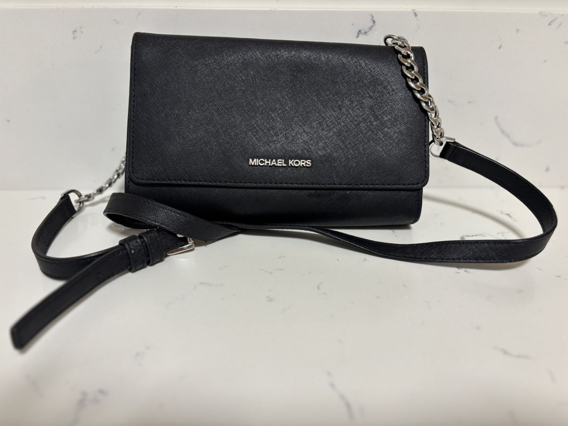 Black Michael kors Leather crossbody bag