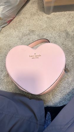 Kate Spade New York Heart-Shaped Pink Crossbody Bag
