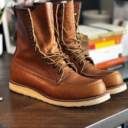 Redwing 10877 Moc Toe Boots 10.5 Width D