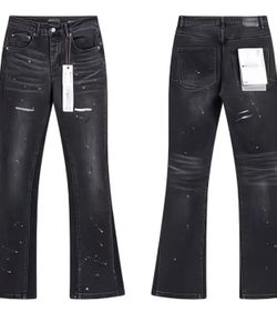 Purple jeans