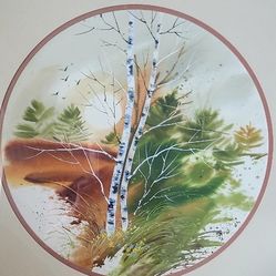 Framed original Robert A Fleming Painting 