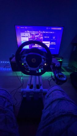Racing wheel and shifting nob and peddles