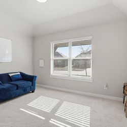 Modern Blue Sofa / Couch – Excellent Condition