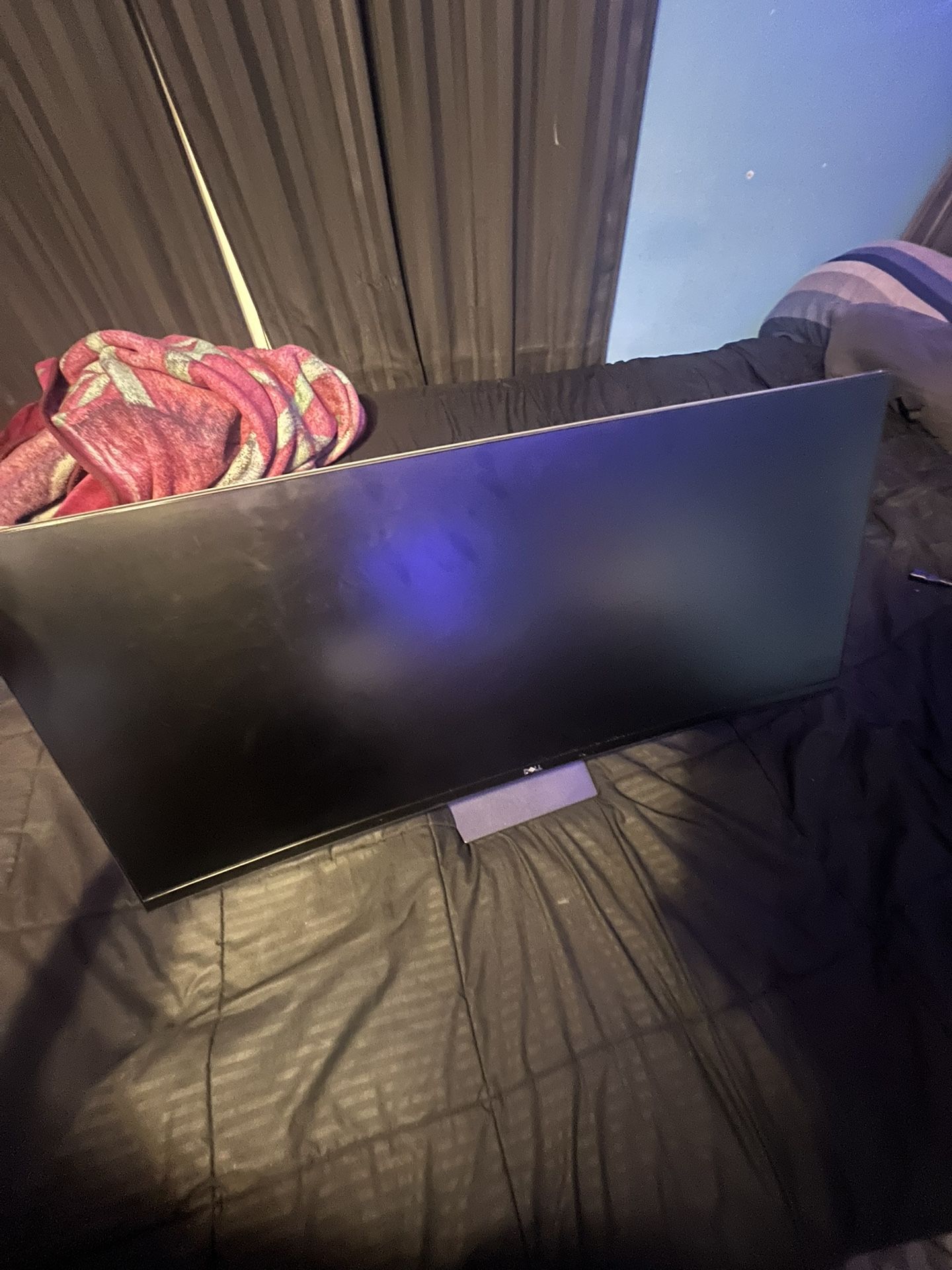 34 Inch curved dell monitor 60hz with hdmi and power cord
