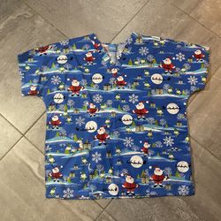 Christmas Scrub Shirt