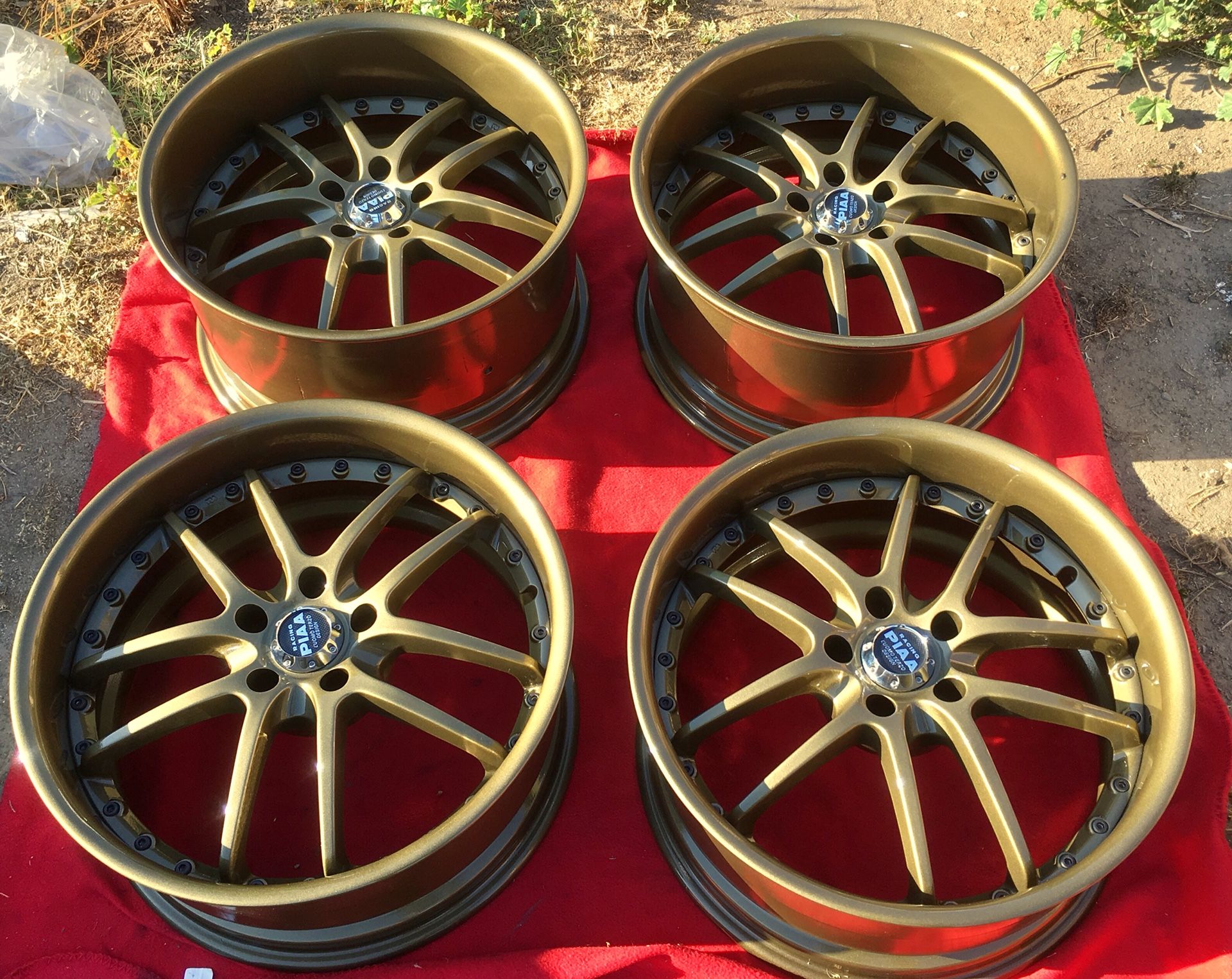 New piaa wheels made in japan 19” 5x114.3 Lexus Toyota honda Acura Nissan infinity Mazda rims