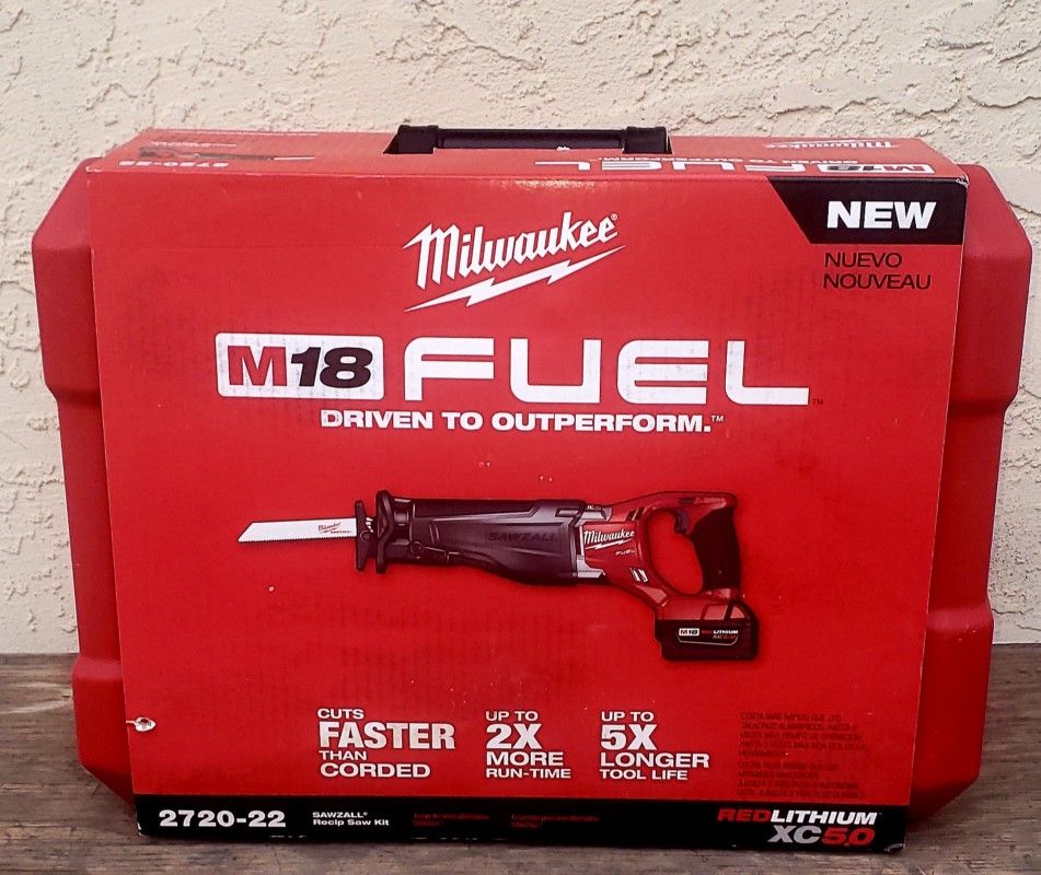 New! Milwaukee 2720-22 M18 FUEL SAWZALL® 🪚