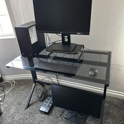 HP Desktop Computer Work Set Up + More!