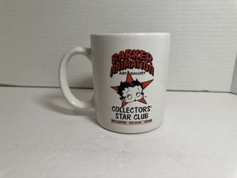 BARKER ANIMATION ART GALLERY BETTY BOOP STAR CLUB MUG