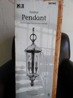 Outdoor hanging light pendant