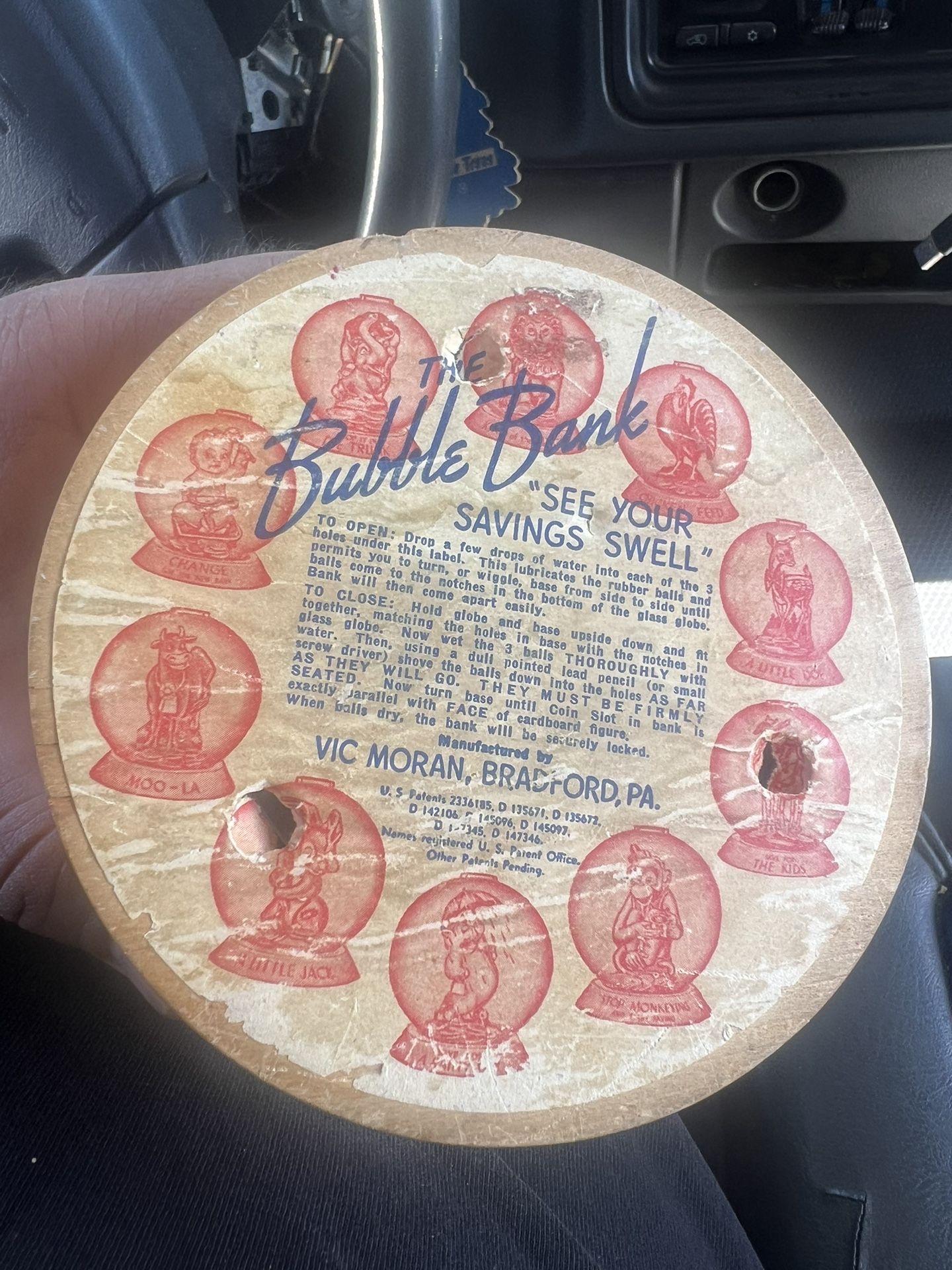 Vintage Vic Moran “pig” Piggy Bank Collectibles & Art