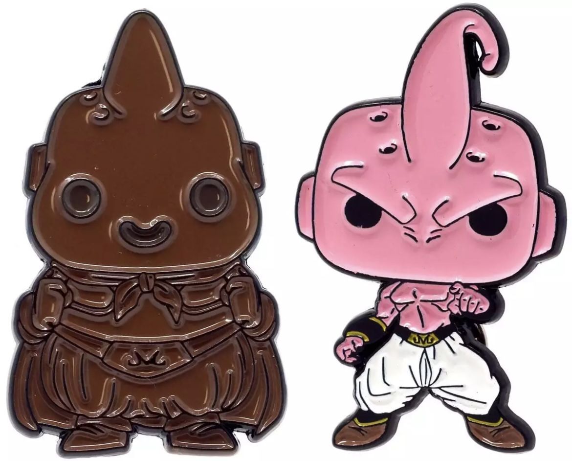 Funko POP! Pins Dragon Ball Z Kid Buu and Majin Buu (Chocolate) 2-Pack Exclusive