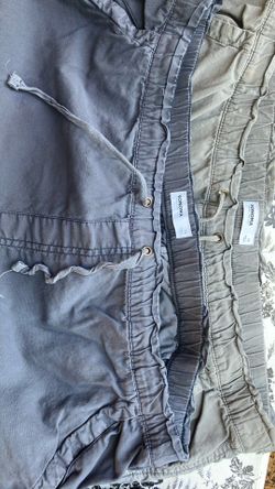 2 Sonoma Cotton Spandex 1x Pants Drawstring