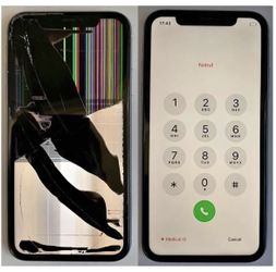 iPhone Cracked Screen Back Glass For Repair Parts