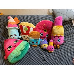 Bundle Of Shopkins Plushies Big And Small